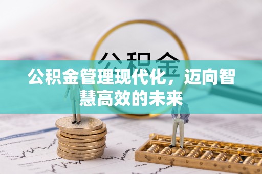 贡井公积金管理现代化，迈向智慧高效的未来