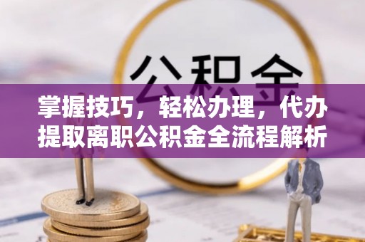贡井掌握技巧，轻松办理，代办提取离职公积金全流程解析